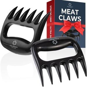 Culinary Couture Black Meat Shredder Claws - Bear Claws for Shredding Meat